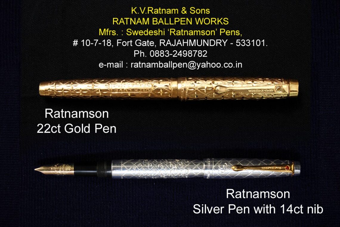Explore Ratnam Pens Catalogue - First Swadeshi Pen Makers